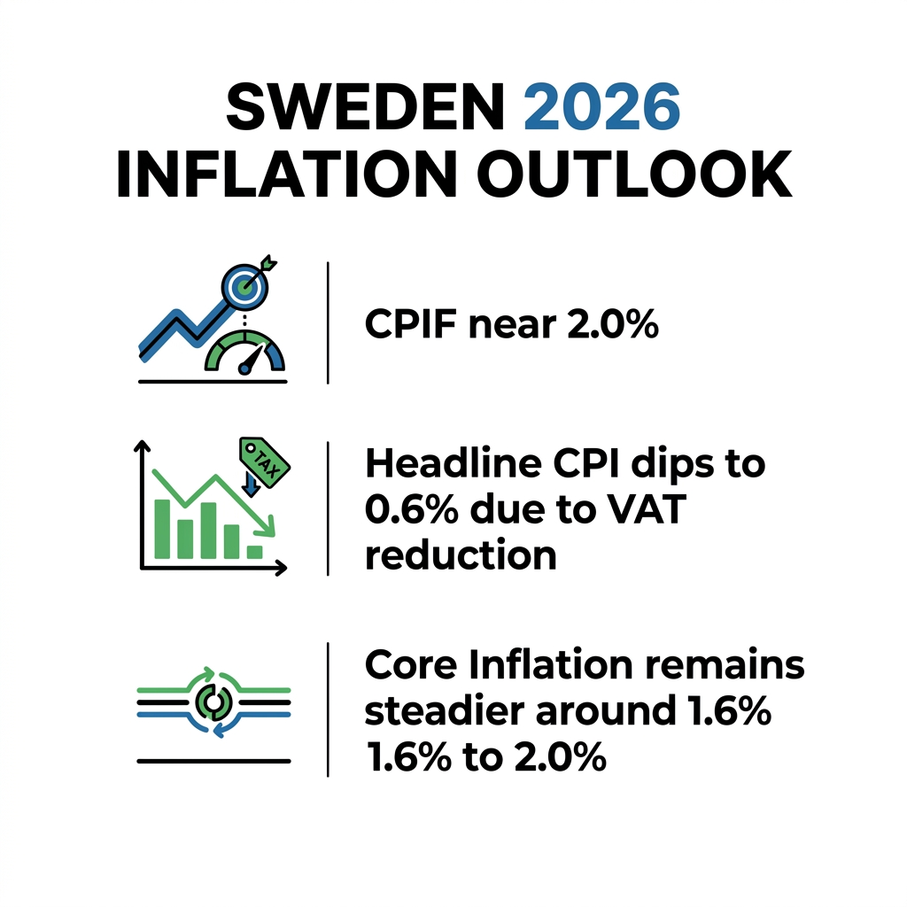 Sweden inflation outlook 2026