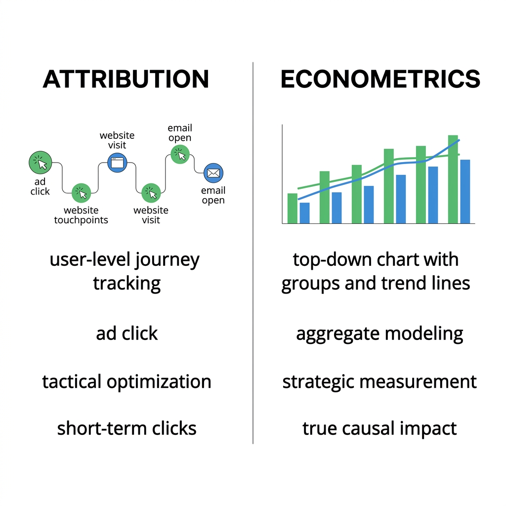 Attribution and econometrics