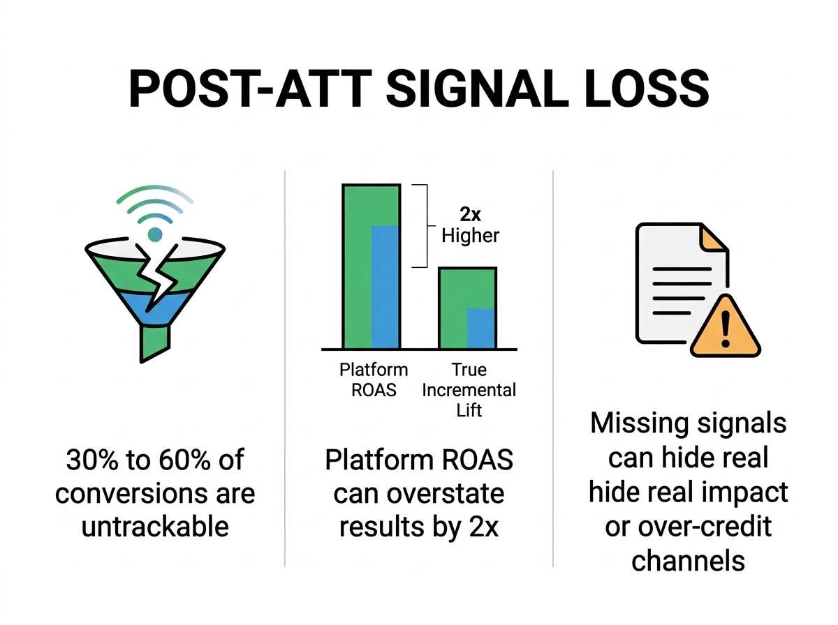 Signal loss ROAS gap