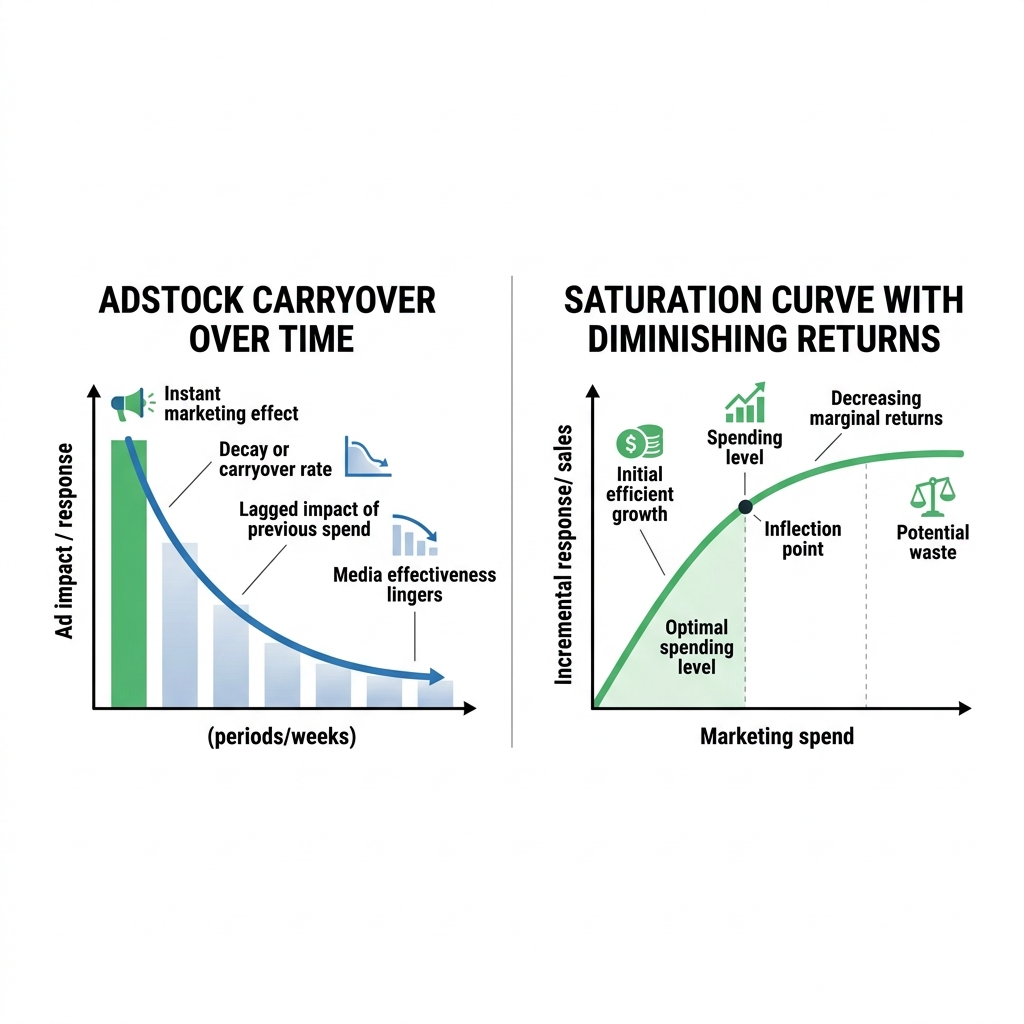 Adstock and saturation
