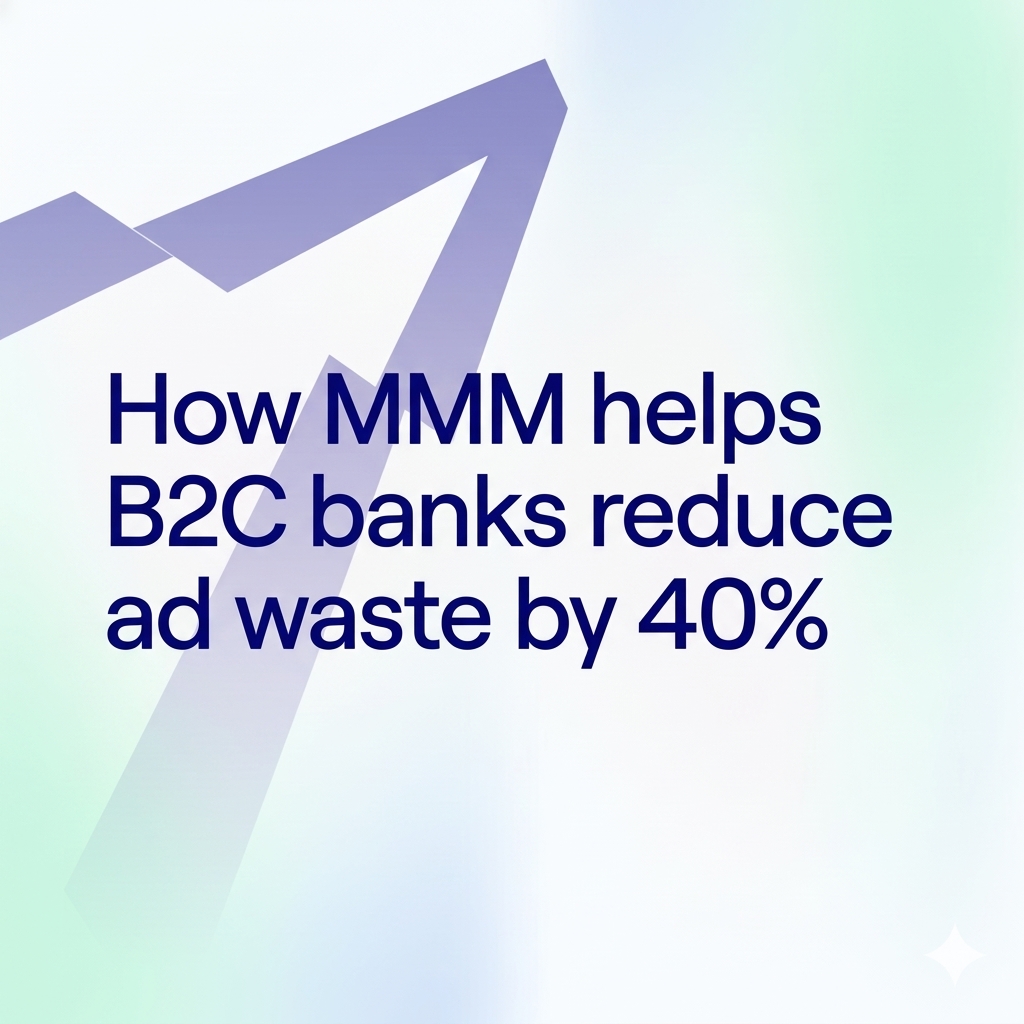 How MMM helps B2C banks reduce ad waste by 40%