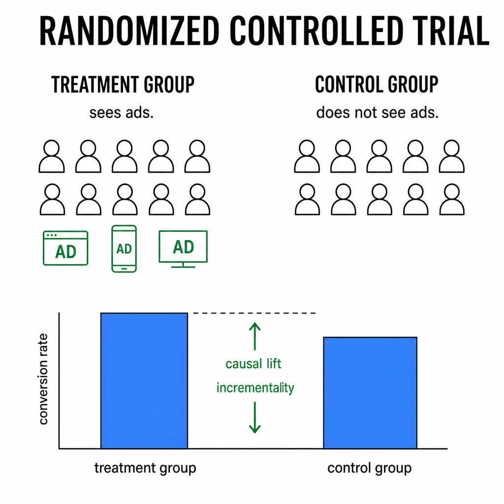 Treatment vs control test