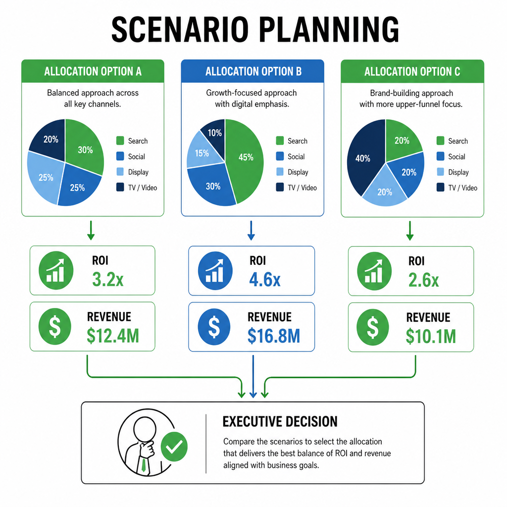 Budget scenario planning